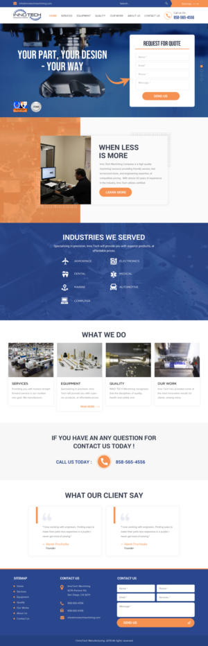 Web Design par rightway pour ce projet | Design : #21520005