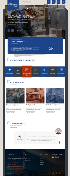 Inno Tech New Website Design | Web Design par Ved Web Services