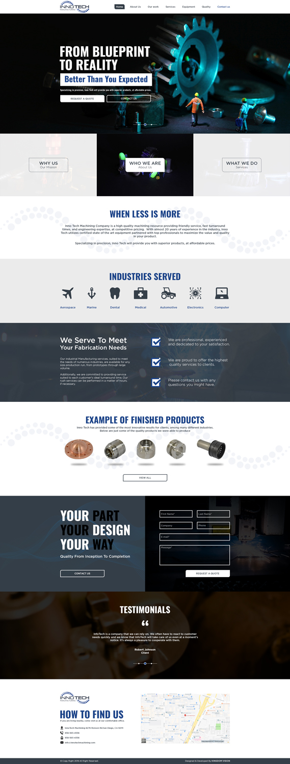 Web Design par Kingdom Vision pour ce projet | Design #21530573