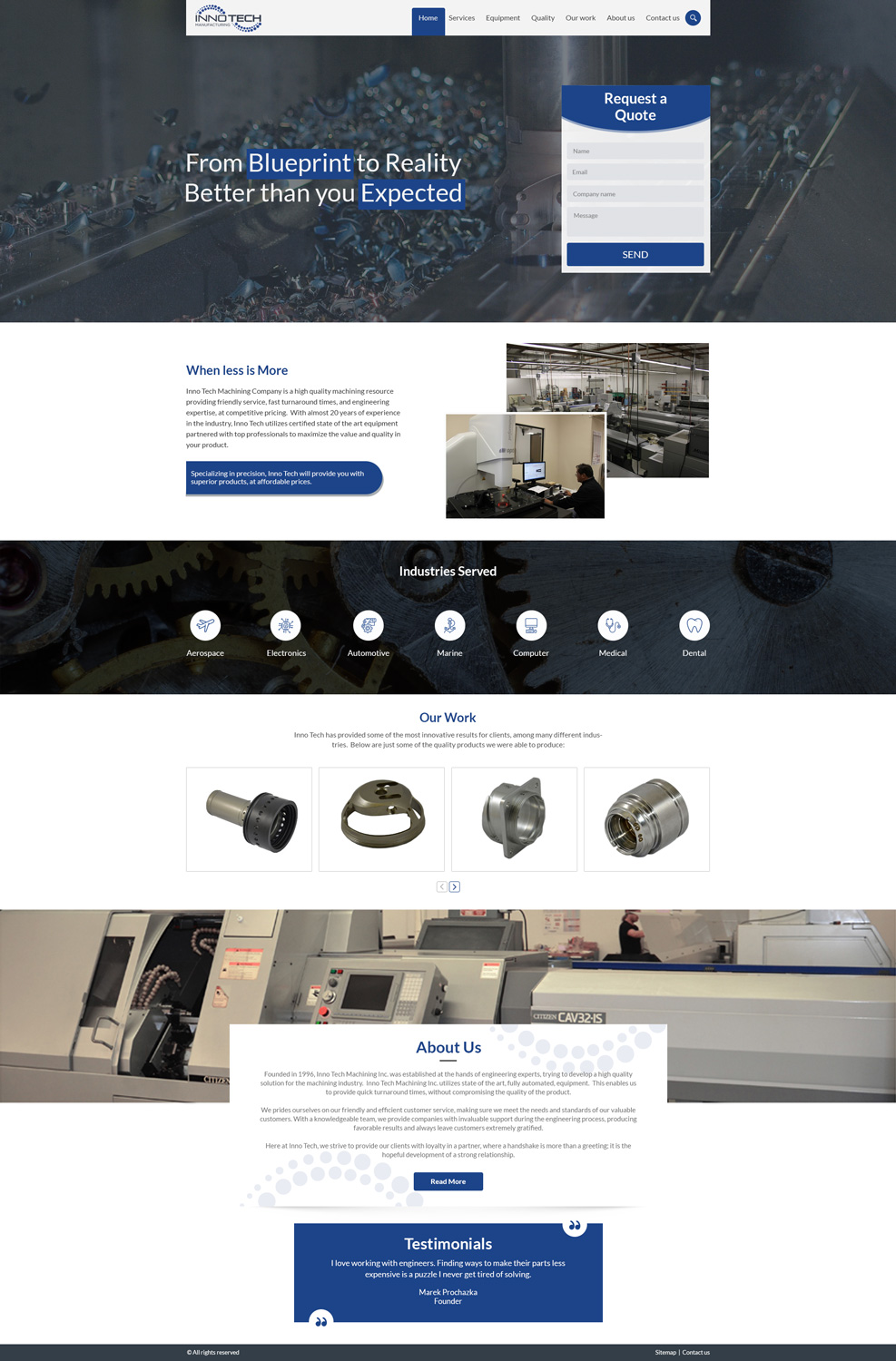 Web Design by Kingdom Vision for this project | Design #21540971