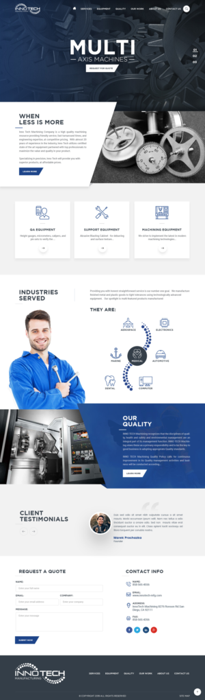 Inno Tech New Website Design | Web Design par syrwebdevelopment
