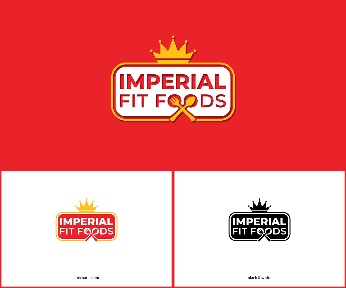 Diseño de Logo por MoonFeather para Imperial Fit Foods  | Diseño #21517129