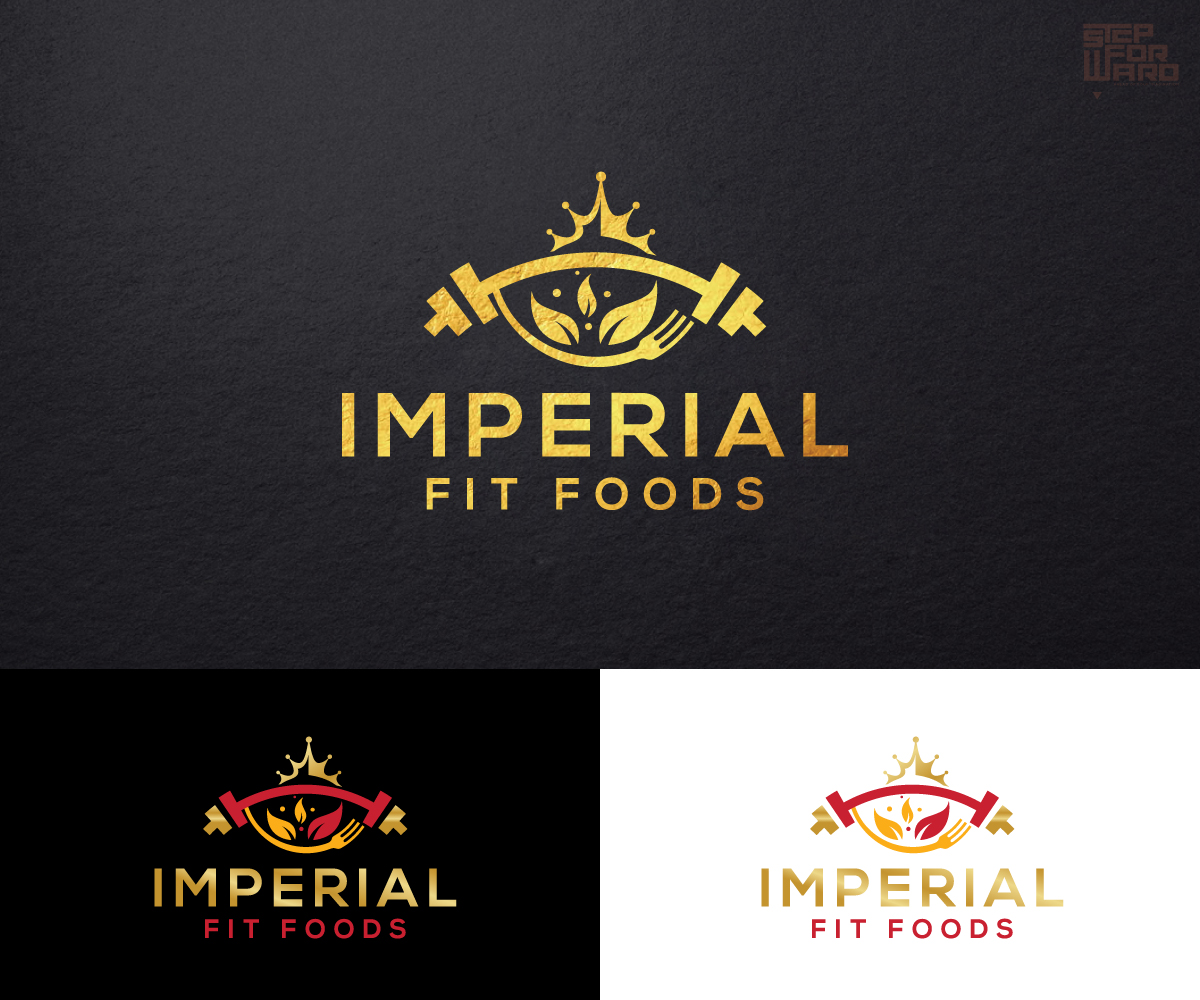 Logo Design by step forward 2 for Imperial Fit Foods  | Design #21523065