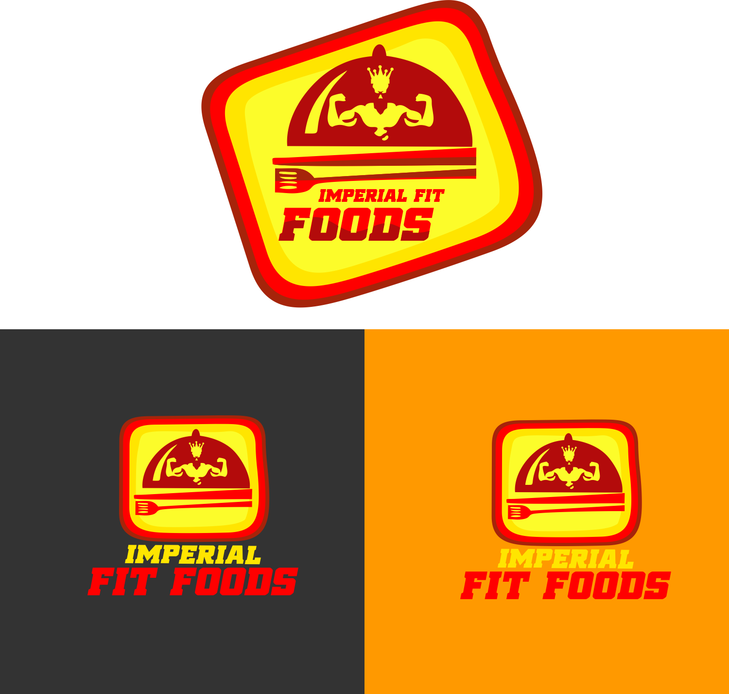 Logo Design by muadz 257 for Imperial Fit Foods  | Design #21523508