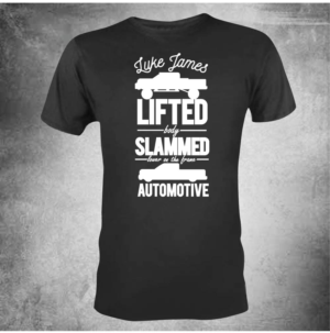 Luke James Automotive t-shirt design | T-shirt Design by 75-R-P-Z
