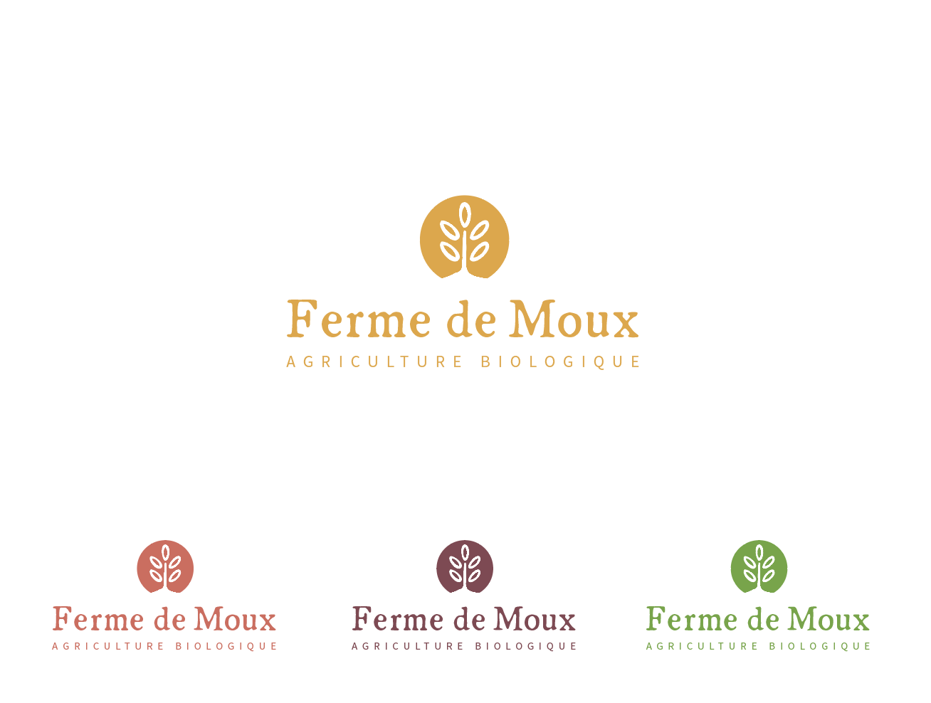 Logo Design by wonderland for scea ferme de moux | Design #21516612