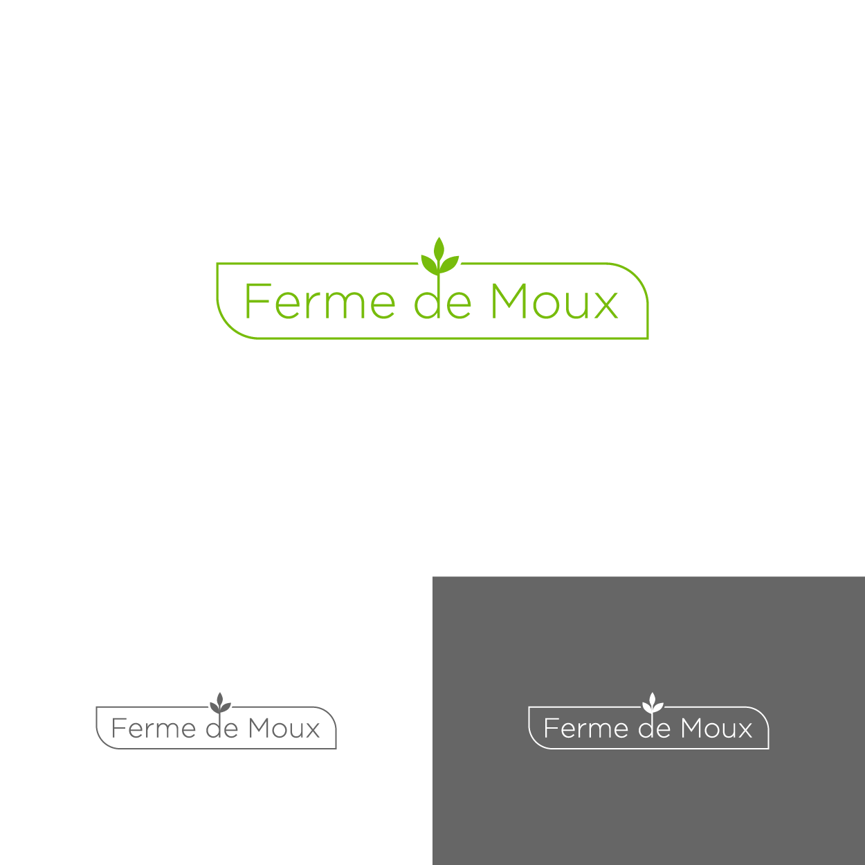 Logo Design by Fauzan Zainal for scea ferme de moux | Design #21545347