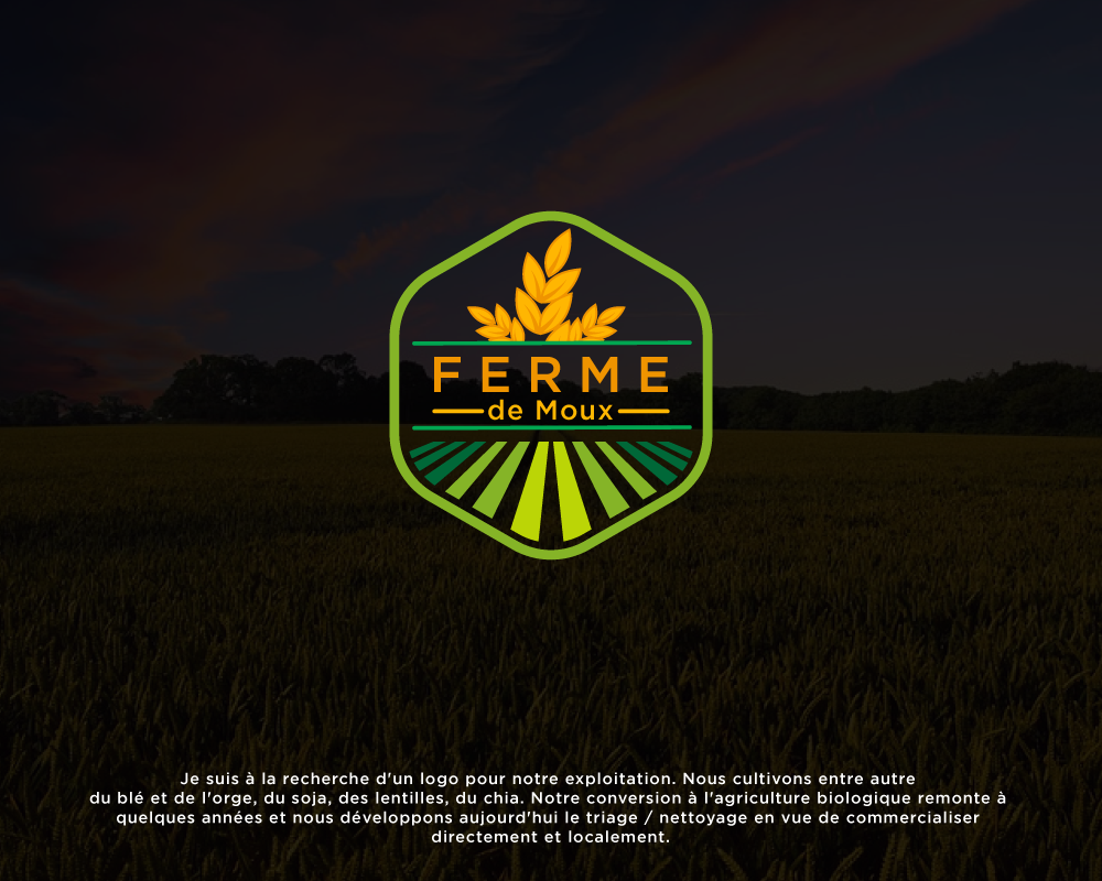 Logo Design by Tama Studio for scea ferme de moux | Design #21526402