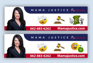 Mama Justice Billboard | Werbetafel-Design von IndreDesign