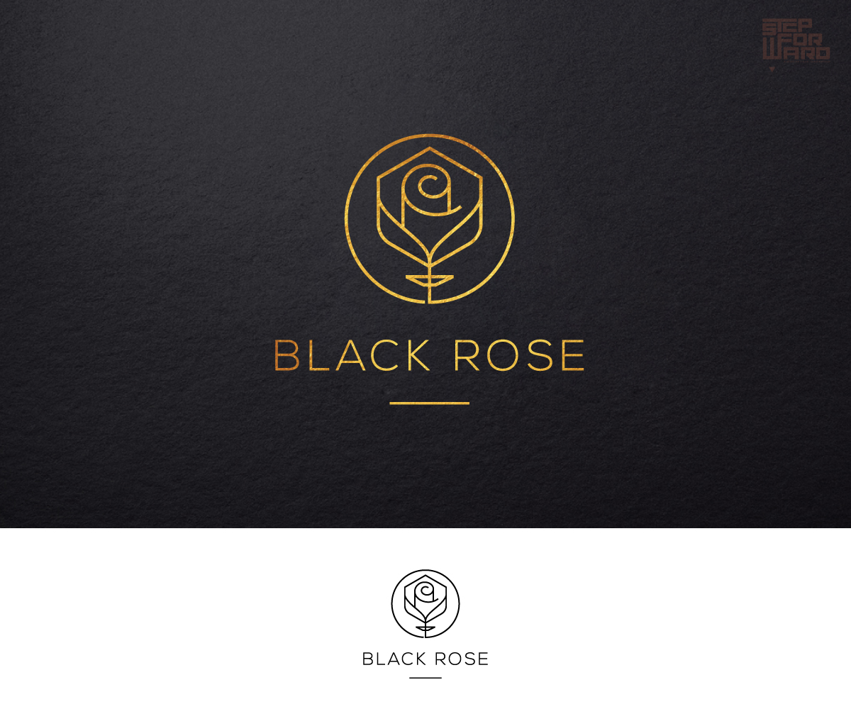 Logo Design by step forward 2 for Black Rose | Design #21518013