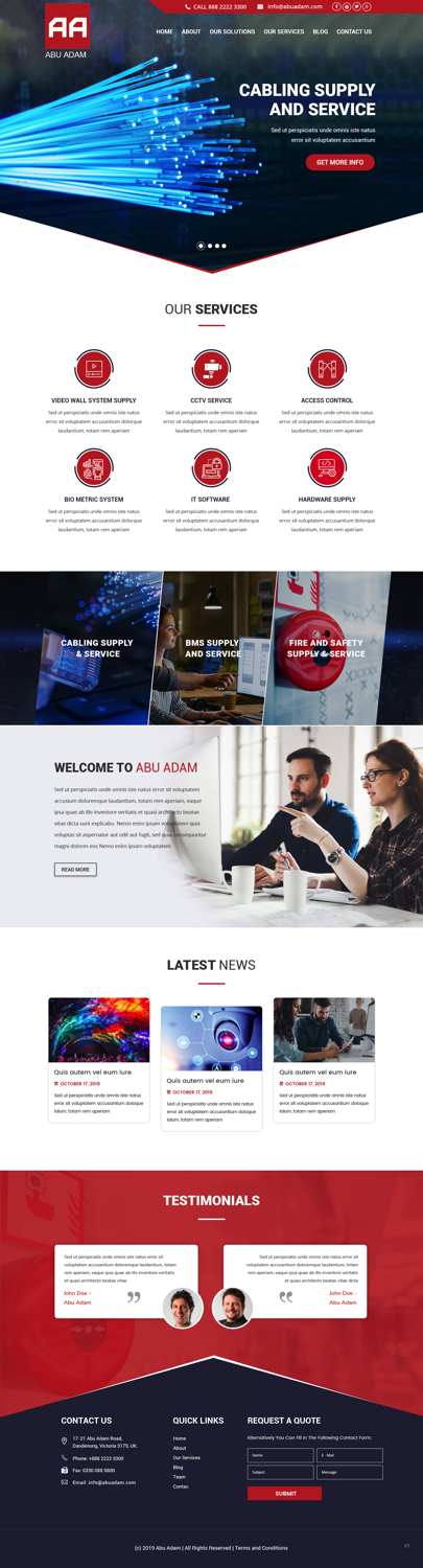 Web Design by pb for this project | Design #21534241