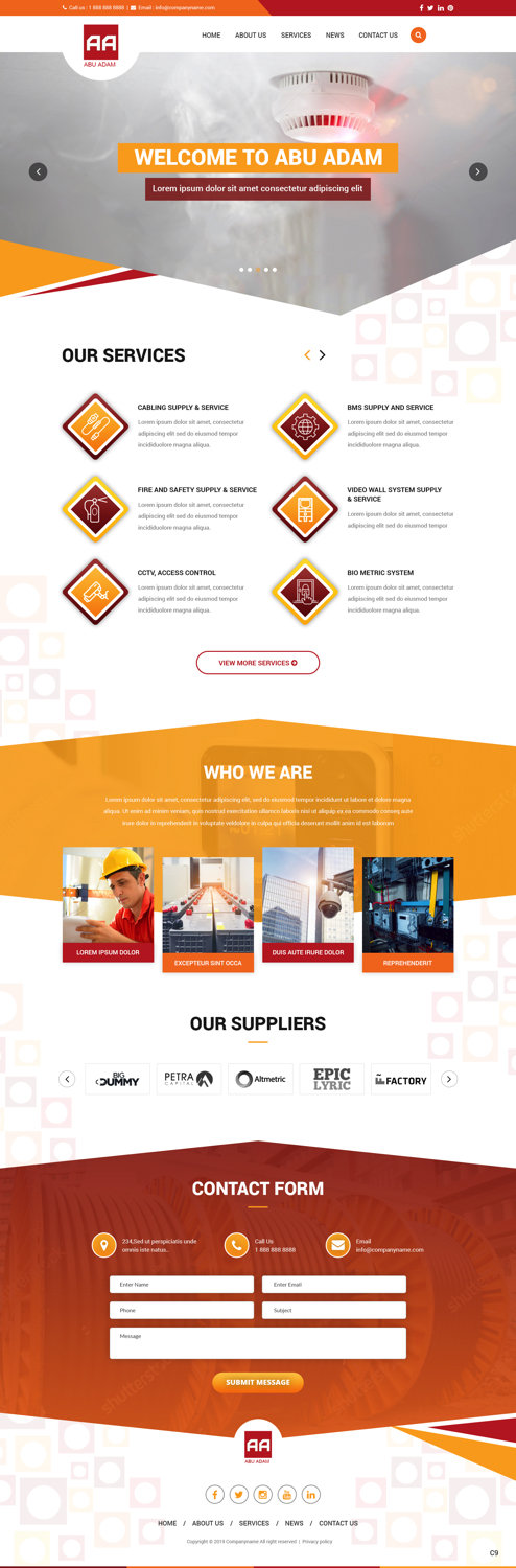 Web Design by pb for this project | Design #21547998