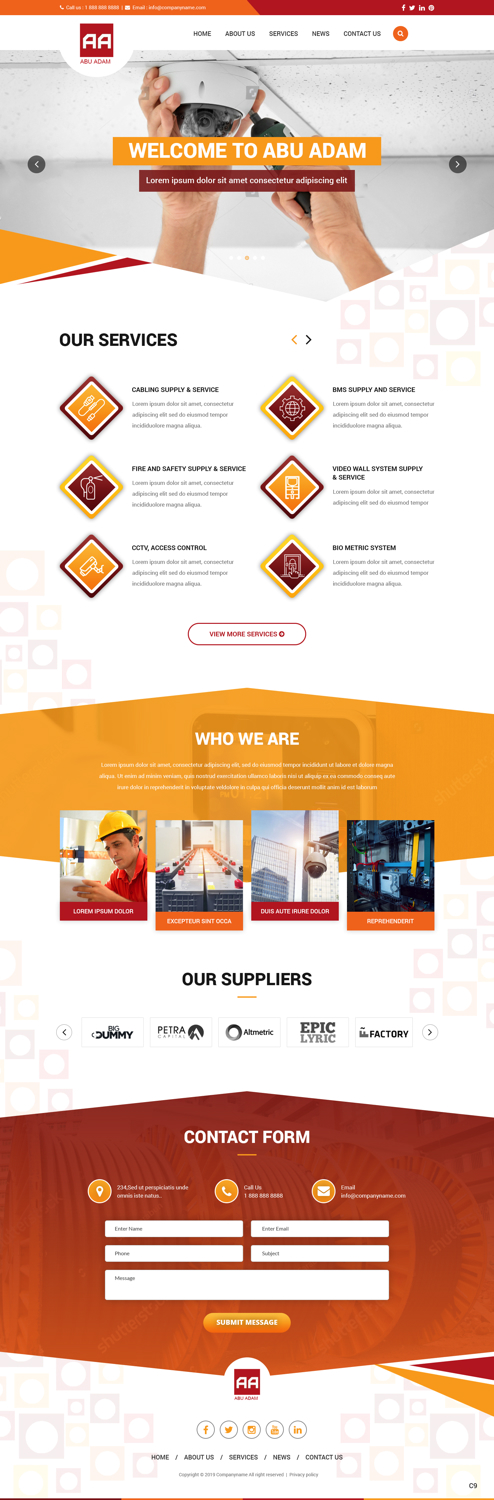 Web Design by pb for this project | Design #21548000