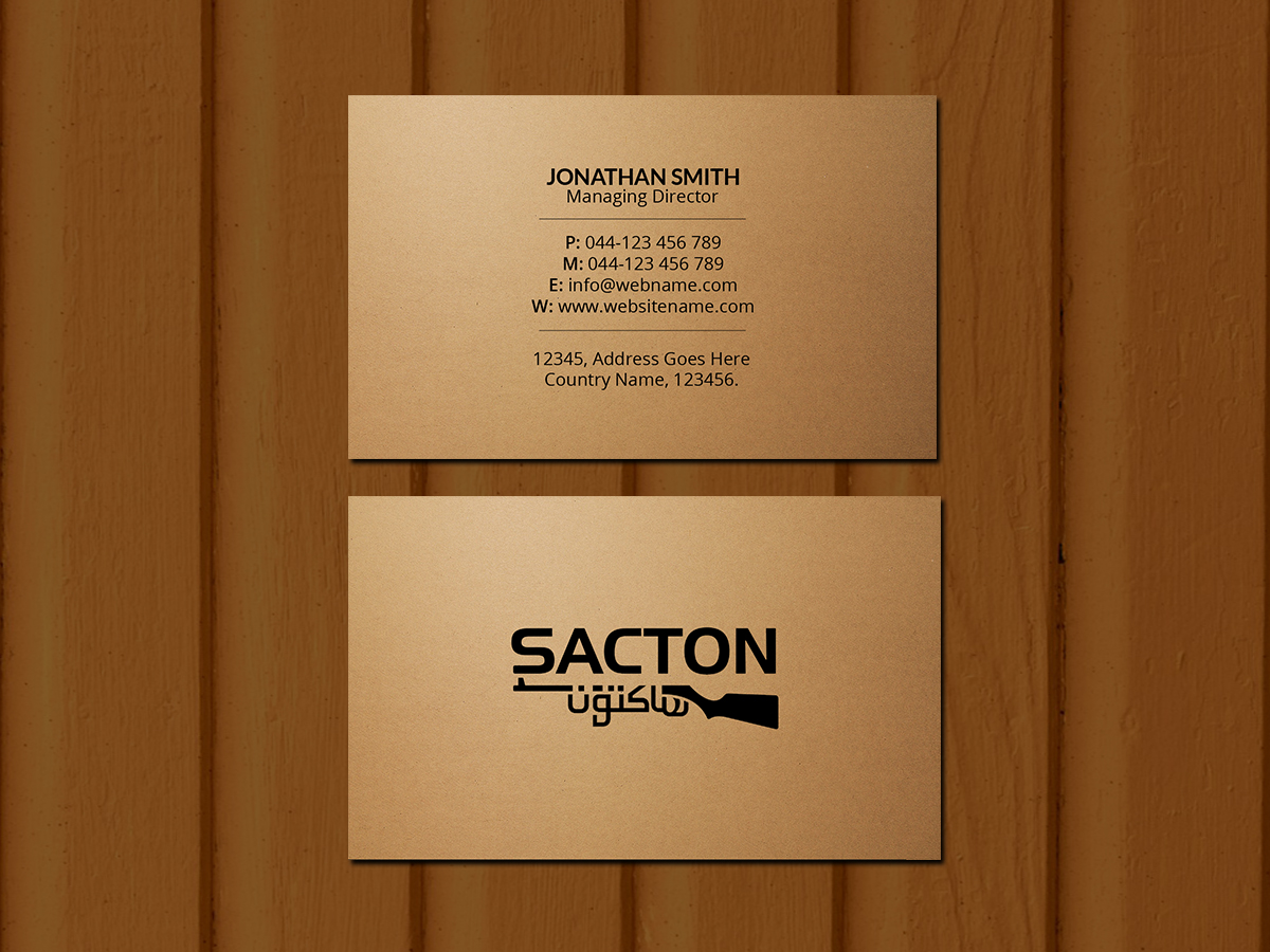 Business Card Design by Creations Box 2015 for this project | Design #21533399