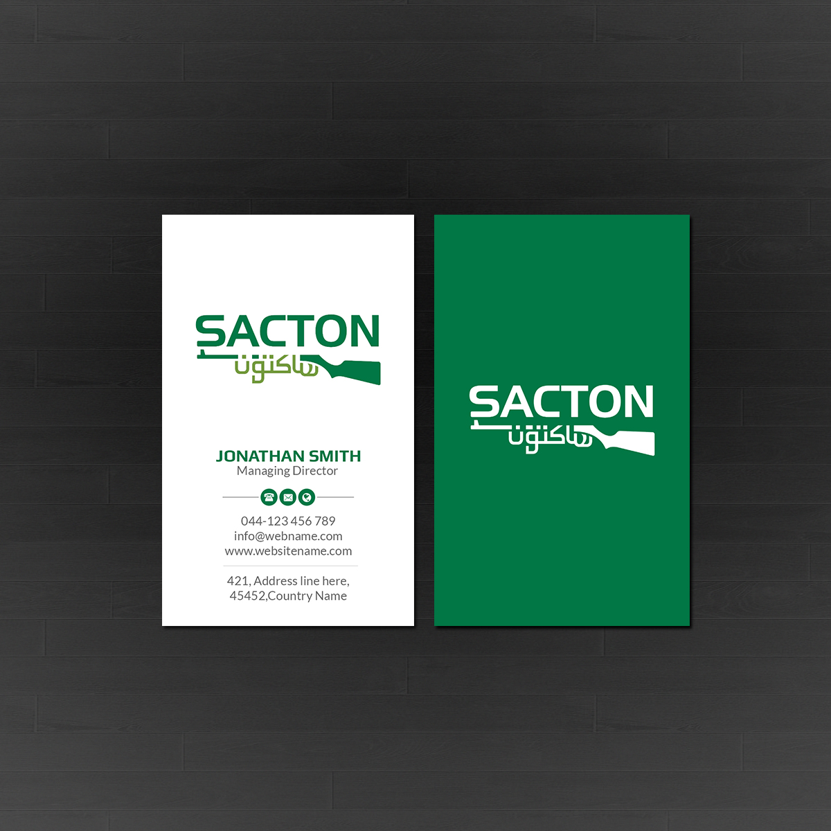 Business Card Design by Creations Box 2015 for this project | Design #21533404