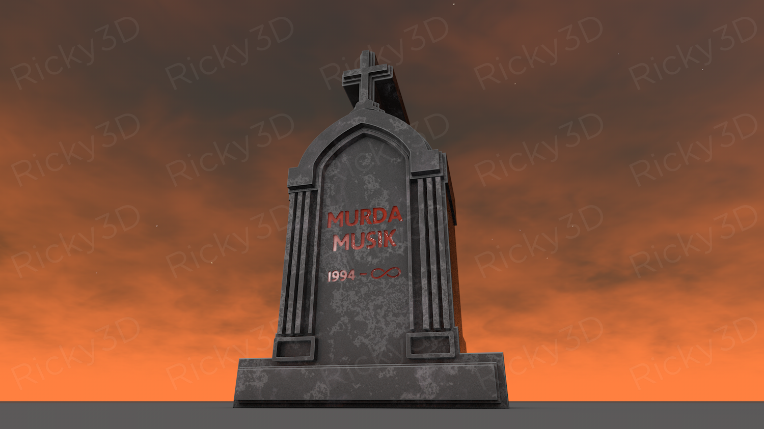 3D Design von Rickyy für Murda Musik | Design #21530119