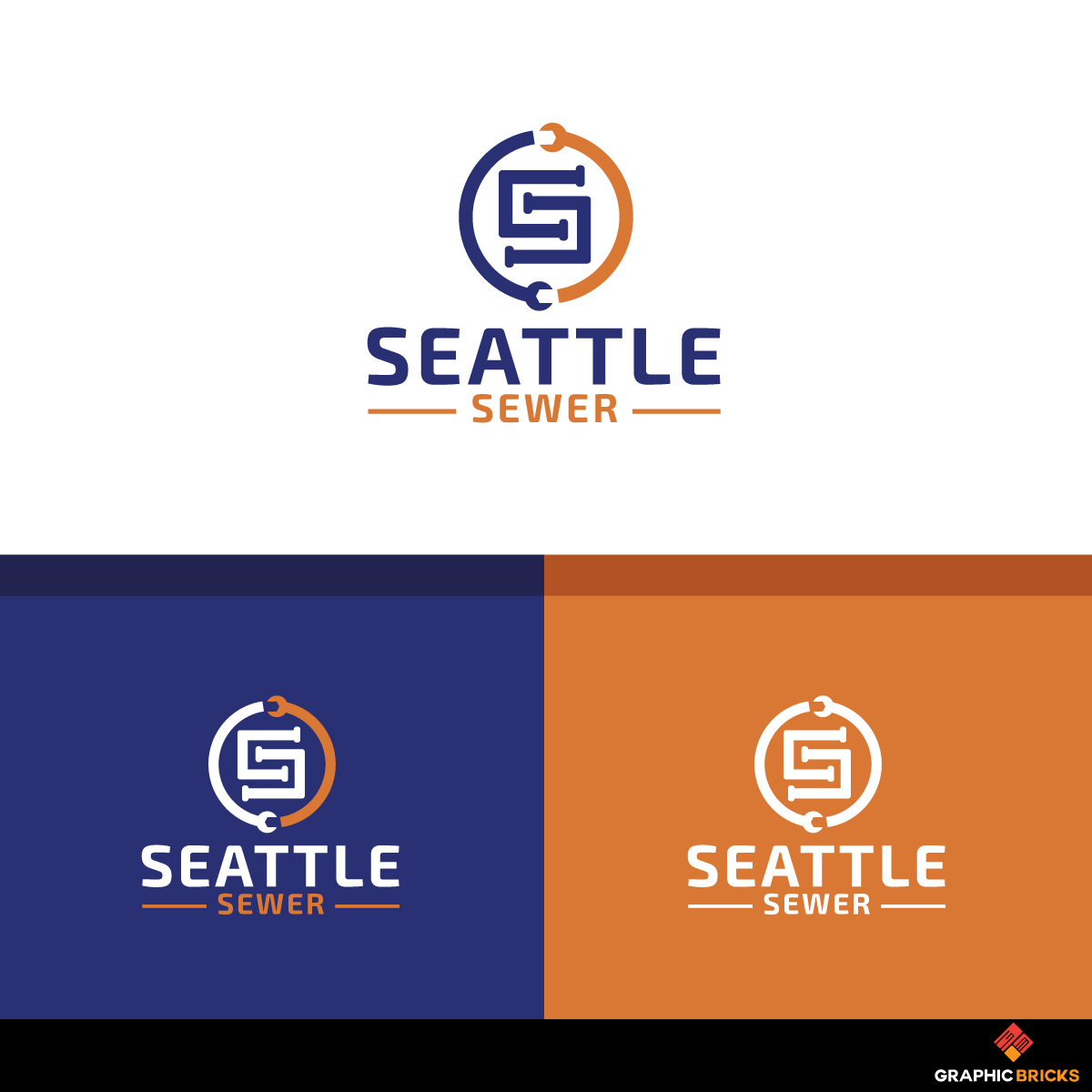 Logo Design by Graphic Bricks for 2sonsplumbing | Design #21525121