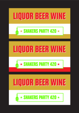 Liquor store sign | Graphic Design by Benson M.