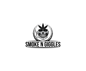 Smoke N Giggles  | Logo Design by pteroduck
