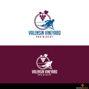 Valensin Vineyard and Winery, VVW | Logo Design by Graphic Bricks