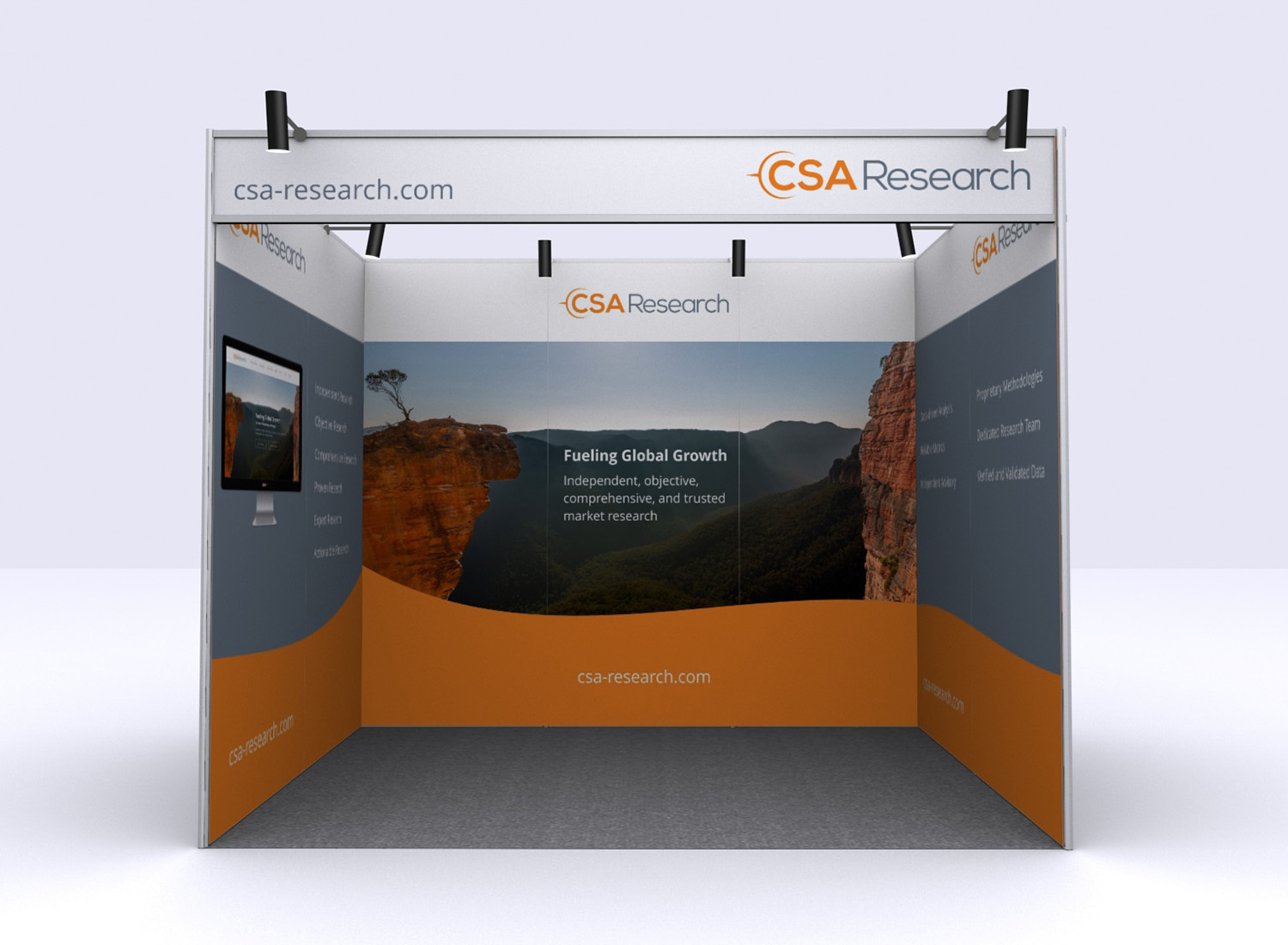 Trade Show Booth Design by Bins for this project | Design #21576679