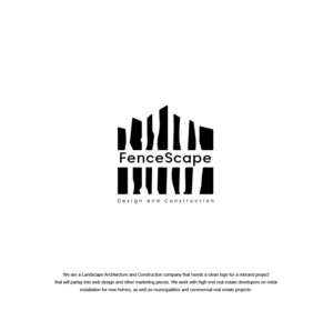 Logo Design by Nishi 4 for Fencescape | Design: #21574195