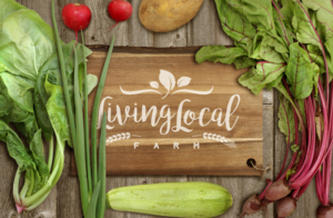 Living Local  | Logo Design by GLDesigns