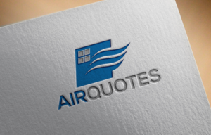Logo doesn't need to include any text. But it will often be displayed with the word AirQuotes | Logo Design by akterkhadijars