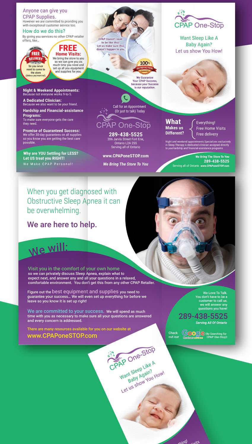 Flyer Design by uk for CPAP One-Stop | Design #21567096