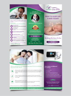 Diseño de Flyer por alex989 para CPAP One-Stop | Diseño: #21552413