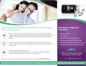 Flyer Design by alex989 for CPAP One-Stop | Design: #21552483