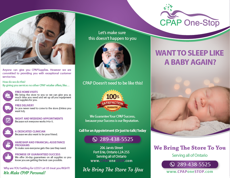 Flyer Design by alex989 for CPAP One-Stop | Design #21552484