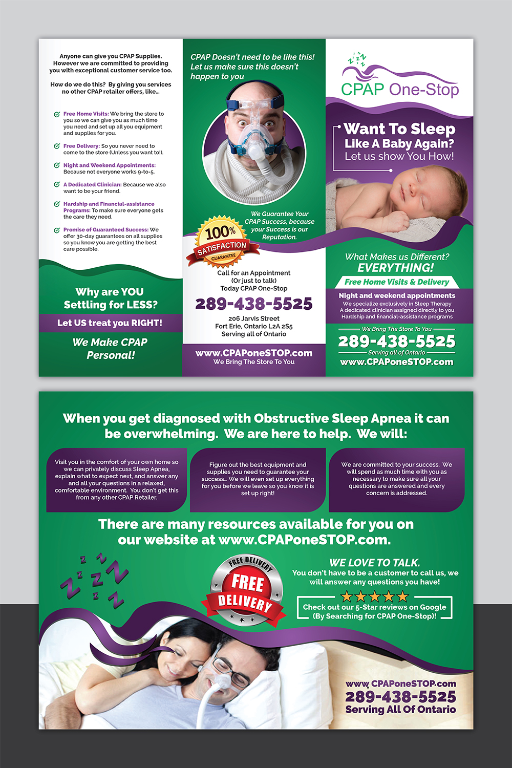 Flyer Design by Deziners Zone for CPAP One-Stop | Design #21553989