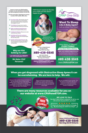Flyer Design by Deziners Zone for CPAP One-Stop | Design: #21553989