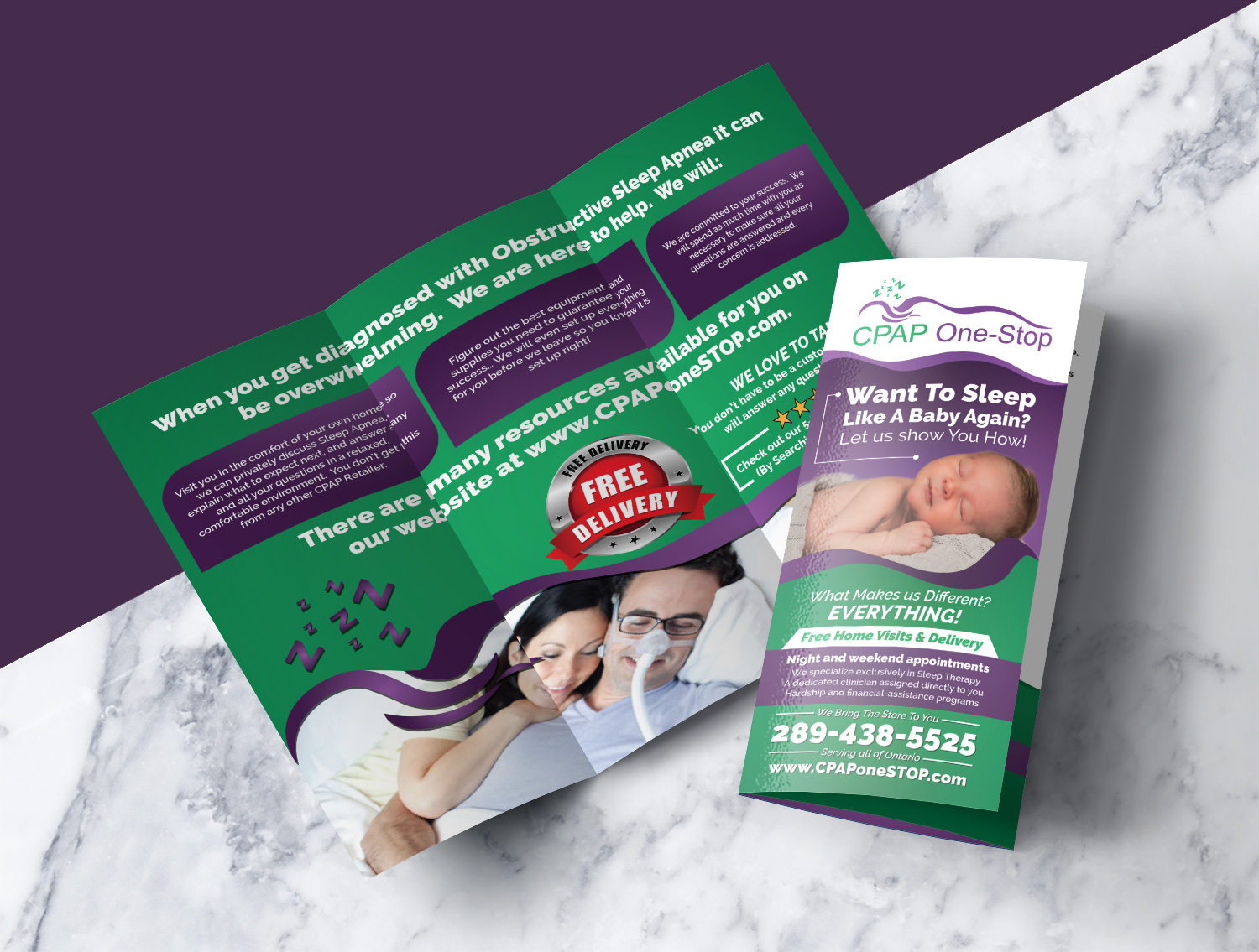 Design de Flyer par Deziners Zone pour CPAP One-Stop | Design #21553990