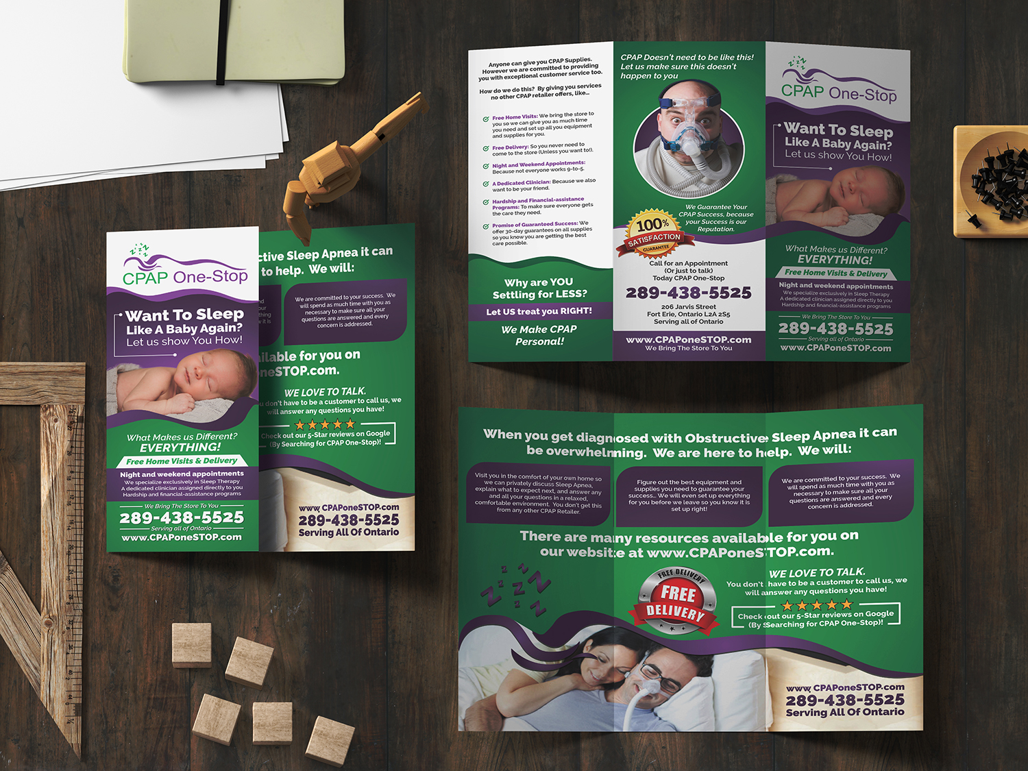 Flyer Design by Deziners Zone for CPAP One-Stop | Design #21553991