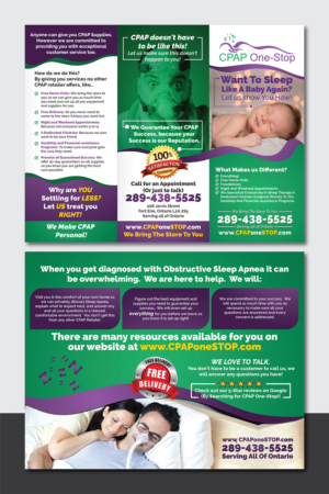 Flyer Design by Deziners Zone for CPAP One-Stop | Design: #21558817