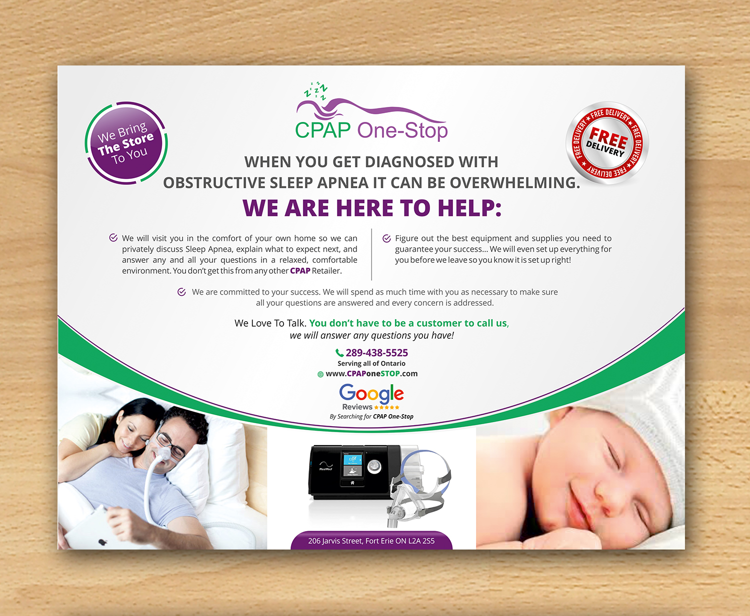 Flyer Design by ecorokerz for CPAP One-Stop | Design #21575842