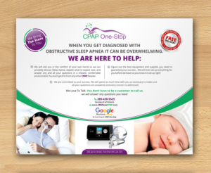 Diseño de Flyer por ecorokerz para CPAP One-Stop | Diseño: #21575842