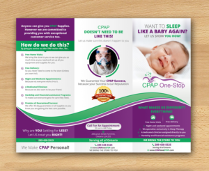 Diseño de Flyer por ecorokerz para CPAP One-Stop | Diseño: #21575843