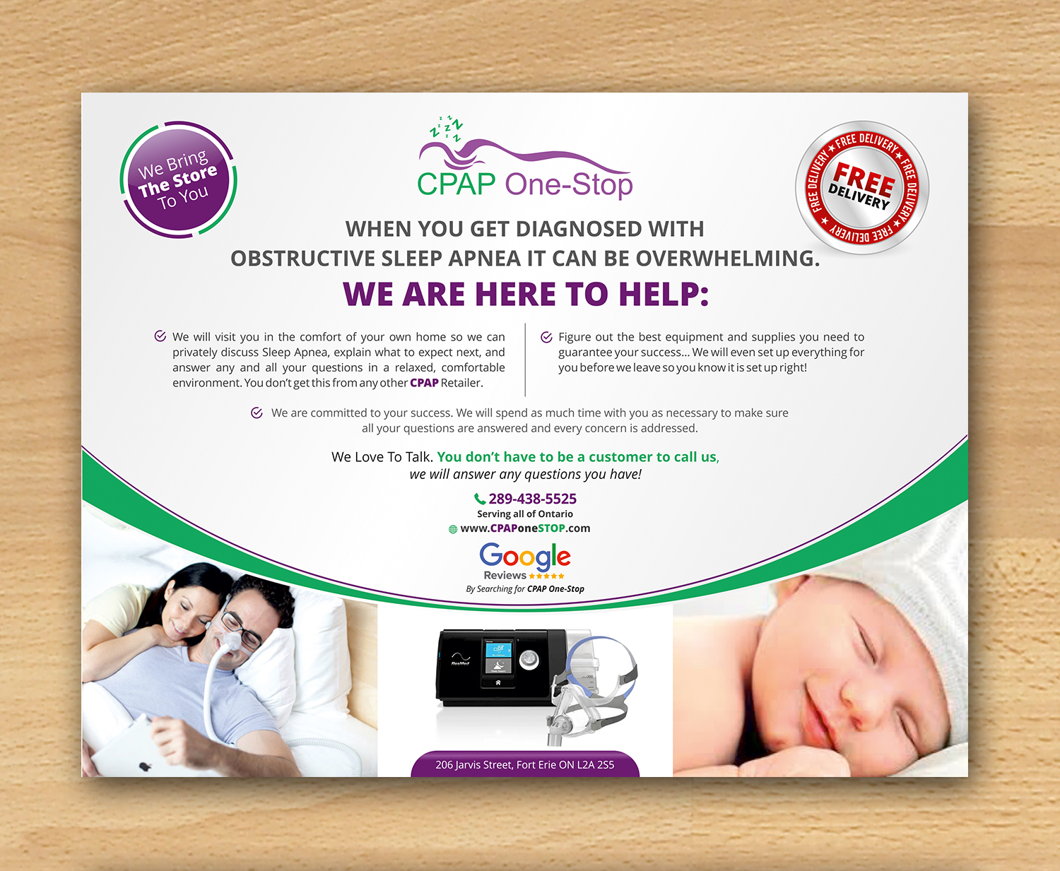 Flyer Design by ecorokerz for CPAP One-Stop | Design #21576107