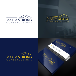 Logo Design by Sergio Coelho for Makim Strong Constructions  | Design: #21544982