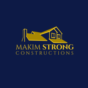 Logo Design by Sergio Coelho for Makim Strong Constructions  | Design: #21545841