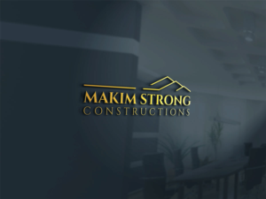Logo Design by Sergio Coelho for Makim Strong Constructions  | Design: #21552475
