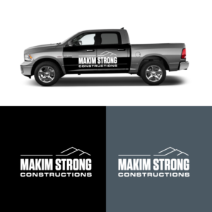 Logo Design by Sergio Coelho for Makim Strong Constructions  | Design: #21564665