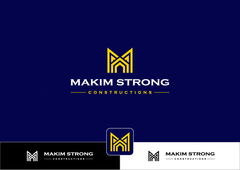 Logo Design by ~idiaz~ for Makim Strong Constructions  | Design #21549422