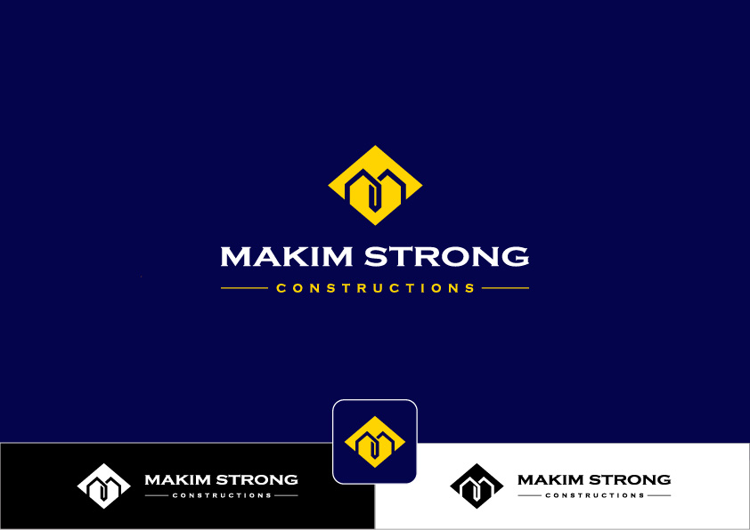 Logo Design by ~idiaz~ for Makim Strong Constructions  | Design #21549831