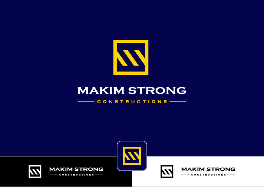 Logo Design by ~idiaz~ for Makim Strong Constructions  | Design #21553112