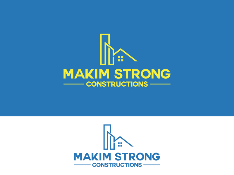 Logo Design by baki99 for Makim Strong Constructions  | Design #21546917