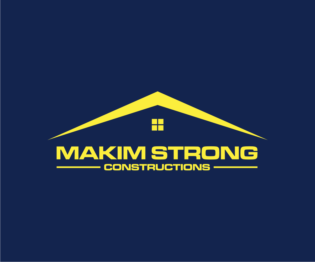 Logo Design by StY_12 for Makim Strong Constructions  | Design #21614300